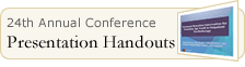 Handouts Available - 24th Annual CMH Conference