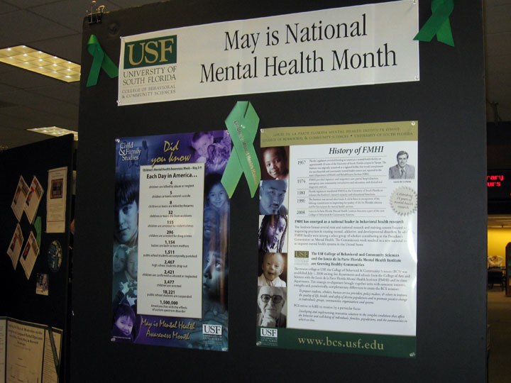 Mental Health Month Display