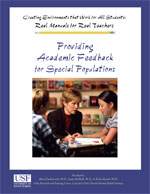 Cover of Providing Academic Feedback
